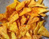 A picture of step 2 of Peri peri Nachos.
