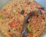 A picture of step 10 of Tomato Rice in Cooker.