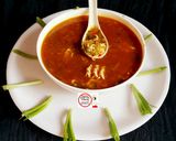 A picture of step 6 of Hot Spicy Manchow Veg Soup.