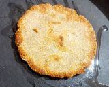 A picture of step 9 of Bhakhari (flat bread).
