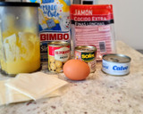 Foto del paso 1 de la receta: Brazo de gitano de atún con pan de molde