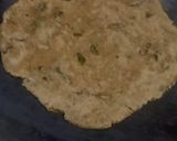 A picture of step 4 of Drumsticks leaves paratha.