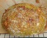 Foto langkah ke 22 dari resep Pandan Jinten Hitam Italian Herbs Cheese Sourdough Bread (Oven Tangkring).