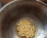 A picture of step 2 of Meethi Bundi.