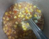 A picture of step 1 of Chicken corn soup 🍲.