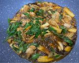 九層塔杏鮑菇炒雞腿肉的食譜步驟5照片