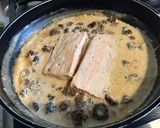 Une image de l'étape 9 de Pavés de saumon sauvage aux morilles.