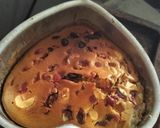 A picture of step 2 of Christmas special heart shape eggless plum cake.