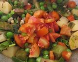 A picture of step 4 of Winter special sabzi.