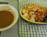 Foto langkah ke 5 dari resep Pecel / Gado gado Sayur + Jus Semangka.