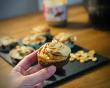 Foto del paso 5 de la receta: Tarta de queso al horno y Thermomix con crema de cacahuete - Individuales