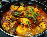 A picture of step 10 of Bengali style Chicken aloo jhol.