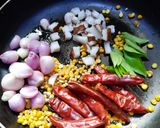 A picture of step 4 of Sundakkai (turkey berry) thogaiyal.