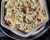 A picture of step 16 of Veg lasagna with homemade sheets.