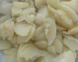 Foto del paso 1 de la receta: Patatas al montón con pimientos y huevo - versión más sana