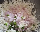 A picture of step 1 of Paneer coconut tikki.