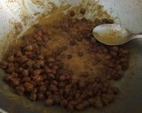 A picture of step 9 of Pathiri (Rice flour Roti) with chana.