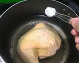 Hình bước làm 2 của món Gà tắm nước sôi 🐔😂