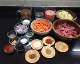 A picture of step 1 of Beef Stew with Vegetables 🍲.