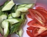 Hình bước làm 1 của món Tôm Xào Rau Củ