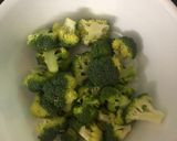 A picture of step 1 of Broccoli tikki.