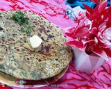 A picture of step 19 of Methi matar malai stuffed paratha.