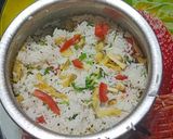 A picture of step 4 of Sweet Potato Pulao.