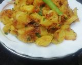 A picture of step 6 of Potato Bhurji.