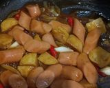Foto langkah ke 6 dari resep Tumis telor sosis bakso.