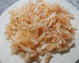 A picture of step 6 of Mooli ke parathe.