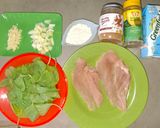 Foto langkah ke 1 dari resep Creamy Chicken Spinach.