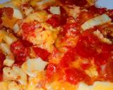 Une image de l'étape 3 de Omelette à la tomate.