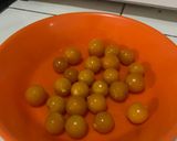 Foto langkah ke 1 dari resep Puding Susu Buah Kiwi (untuk ultah).
