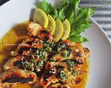 Foto langkah ke 5 dari resep Ayam Bakar Saus Madu Lemon.