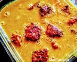 A picture of step 6 of Cabbage Kofta Kadhi.