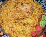 A picture of step 10 of Bbq Chicken tandoori biryani.