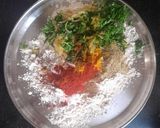 A picture of step 3 of Kaddu paratha(pumpkin).