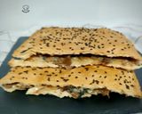 Foto del paso 8 de la receta Empanada de pera y boletus con gorgonzola