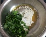 A picture of step 1 of Crispy Methi paratha.