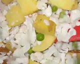 A picture of step 5 of Aloo,Matar & Phool gobhi Sabji.
