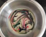 A picture of step 8 of Marble Glaze Cake.