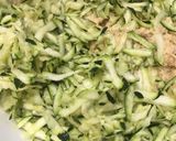 A picture of step 5 of Keto Friendly Zucchini Bread w Walnuts.