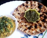 खूबा रोटी दाल और चटनी (Khoba roti dal aur chutney recipe in Hindi) रेसिपी चरण 7 फोटो
