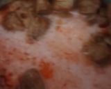 A picture of step 4 of Dal Gosht.