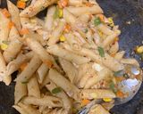 A picture of step 3 of Pasta Sandwich.