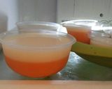 Foto langkah ke 1 dari resep Silky puding susu mangga saus fla.