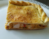 Foto del paso 7 de la receta: Torta de pollo y zapallitos 😋