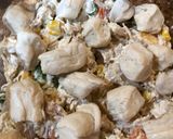 A picture of step 3 of Chicken Pot Pie Bubble Up.