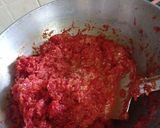A picture of step 5 of Fusion Indian dessert (gajar halwa +srikhand +fried bread).