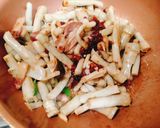 【在地食材】炒甘蔗筍的食譜步驟3照片